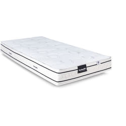 DUNLOPILLO LAVANDE Matelas 90 x 200 - Ep. 21 cm - Latex naturel - Équilibré - Fabriqué en France