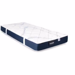 DUNLOPILLO MAGNOLIA Ensemble 90 x 190 - Matelas + Sommier foncé - Ep 18 cm - Mousse - Lattes passives - Fabriqué en France