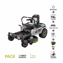 Complétez vos outils de jardin avec la gamme EGOPOWER 56 volts dont les batteries garanties 3 ans et les chargeurs sont compa ...