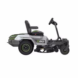 Tondeuse autoportée à batterie, la ZT4201ES, est capable de tondre jusqu'à 5000 m² sur une seule charge grâce à ses 5 batteri ...