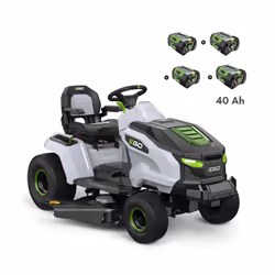 Le tracteur-tondeuse EGO offre une solution efficace pour la coupe des herbes hautes grâce à son système d'éjection latérale. ...