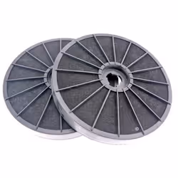 Lot de 2 filtres charbon DKF7 pour hotte Dimensions unitaires 232X28 mm 4965503 Appareils compatibles : [HOTTE ZANUSSI: ] ZH6 ...