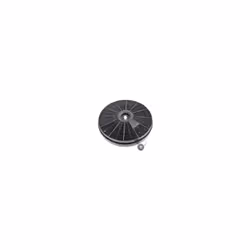 Filtre à charbon actif pour Hotte. Référence de la pièce : 00665713, Marque : BOSCH. Couleur de la pièce : Noir.