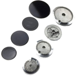 Sos Accessoire Kit 4 chapeaux et 4 brûleurs pour Plaque de cuisson Arthur Martin electrolux 3540003039, 3540004037