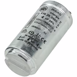 Condensateur de démarrage radial 4 mf compatible pour Sèche-linge ELECTROLUX, AEG, FAURE, ARTHUR MARTIN ELECTROLUX, ZANUSSI,  ...