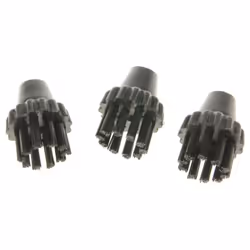 Lot de 3 petites brosses noires pour Nettoyeur vapeur POLTI SLS00363, POSLS00363 Appareils compatibles : [NETTOYEUR VAPEUR PO ...