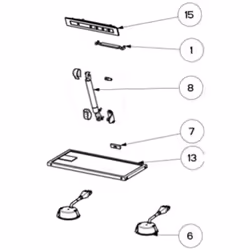 Lampe (repère 6) pour hotte ELECTROLUX, AEG, FAURE, IKEA, PROGRESS, FABER, ROBLIN 4055132445, 133.0176.339 Appareils compatib ...