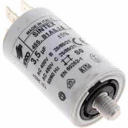 Condensateur 3mf 450V 55x28 mm pour Lave-vaisselle WHIRLPOOL 481281728499 Appareils compatibles : [LAVE-VAISSELLE SIEMENS: ]  ...
