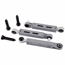 Lot de 3 amortisseurs compatibles pour Lave-linge BOSCH Diamètre de l'œillet PCS : 8 / 13,2 mm - Avec goupille (PIM) pour la ...