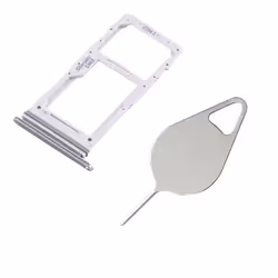OnlyTech - Tiroir sim Argent de remplacement du Samsung Galaxy Note 10 Lite