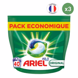 3x40 Pods Original, Lessive en Capsules Ariel