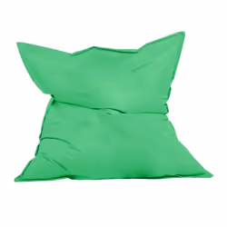 Pouf rectangulaire d'extérieur XXL 180x140cm vert MOKU, Concept Usine