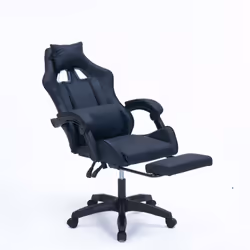 Chaise gaming de bureau ergonomique inclinable noire Altair, Concept Usine