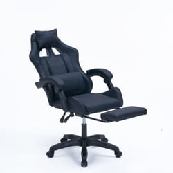 Chaise gaming de bureau ergonomique inclinable noire Altair, Concept Usine