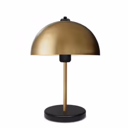 Lampe de table champignon jaune 38cm Avec sa silhouette en forme de champignon et son coloris jaune éclatant, cette lampe de  ...