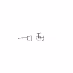 Dimensions produit, largeur : 0.5 mm Longueur de la panne : 15 mm Taille des pannes : 0.5 mm Type (type fabricant) : LT 1SA T ...