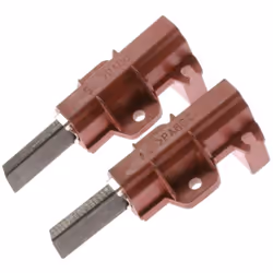 Jeu de 2 charbons moteur d'origine pour Lave-linge INDESIT, ARISTON HOTPOINT, WHIRLPOOL, SCHOLTES, 2I MARCHI, ARTHUR MARTIN E ...