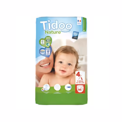 Tidoo TID.760064, Garçon/Fille, 4+, Couche avec élastiques, 7 kg, 18 kg, 50 pièce(s)
