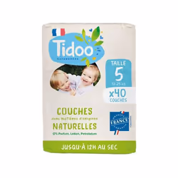 Tidoo Couche Écolabellisée Taille 5 (12-25kg)