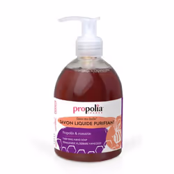 Propolia 3760001821147, Mains, Savon liquide, Flacon pompe, Purifiant, Rafraîchissant, Romarin, Marron