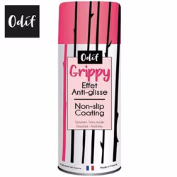 Spray Anti-dérapant - ODIF - Grippy - Effet Anti-Glisse - Utilisation Intérieure - Couleur Blanc