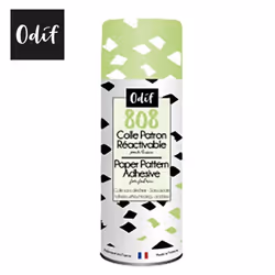 Colle en spray - ODIF - Patron Réactivable 808 - 250 ml - Colle temporaire - Réactivable avec fer à repasser