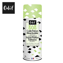 Colle en spray - ODIF - Patron Réactivable 808 - 250 ml - Colle temporaire - Réactivable avec fer à repasser