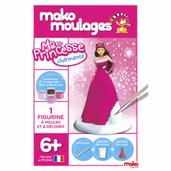 TF1 Games Mako Moulages - Ma Princesse Charmante, Multicolore, 11 pièce(s), 6 an(s), Fille, Plastique, France