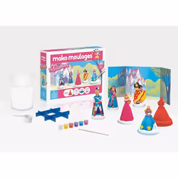 Kit de moulage Mes Princesses - MAKO MOULAGES - 5 moules - Peinture nacrée et pailletée