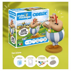 Mako Moulages - Obelix et Idefix - Figurine Collector - Plâtre de qualité - Enfant à partir de 5 ans