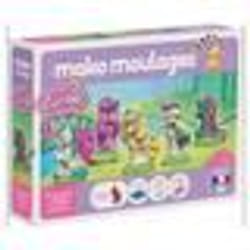 Coffret créatif - Mako Moulages - Mes Licornes - 5 moules en latex - Peintures nacrées - Fabriqué en France