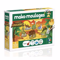 MAKO MOULAGE MONDE DES DINOSAURES 6 MOULES