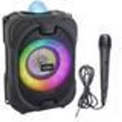Enceinte lumineuse Bluetooth pour karaoké - INOVALLEY - DANCE CUBE 44 - 150W - Effet kaléidoscope LED