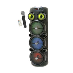 Enceinte karaoké lumineuse - INOVALLEY - KA129-XXL - Bluetooth V5.0 - 90 cm - 1000 W - Haut-parleurs 3 x 8 - Micro sans fil inclus