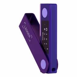 Ledger Nano X, Bitcoin, Ethereum, NFT, Portefeuille matériel pour clé USB, Violet, Amethyst, Bluetooth + USB, USB Type-C