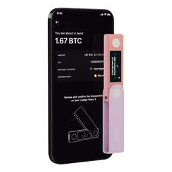 Ledger Nano X Portefeuille matériel pour clé USB Rose, Blanc - Vue supplémentaire 6