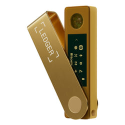 Ledger Nano X Portefeuille matériel pour clé USB Or