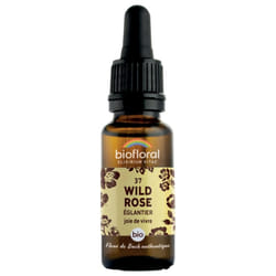 Biofloral Fleurs de Bach 37 Wild Rose Bio 20 ml
