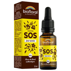 Biofloral Gouttes SOS Jour Serein Bio 20 ml