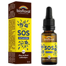 Biofloral Gouttes SOS Nuit Paisible Bio 20 ml