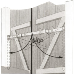 Barre de sécurité de volet N2 1m 20/1m40 - hercule - 4202