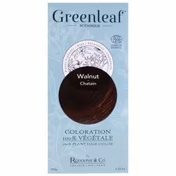 Coloration - GreenLeaf - Botanique - 100% Végétale Bio - Châtain - Sans ammoniaque