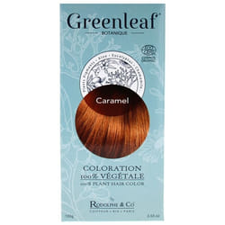 Coloration - GreenLeaf - Bio Caramel - 100% Végétale - 100g - Tous types de cheveux
