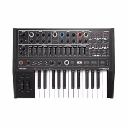 Arturia MiniBrute 2, Synthétiseur analogue, Filtrage, Résonateurs, Rotatif, Multicolore, Noir, Secteur