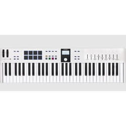Arturia Keylab Essential 61 MK3 clavier MIDI 61 touche(s) USB Noir, Blanc