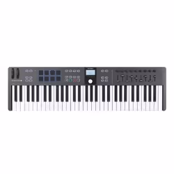 Arturia Keylab Essential 61 MK3, 61 touche(s), Boutons, Rotatif, Foie, Noir, Noir, Rouge/Vert/Bleu, USB