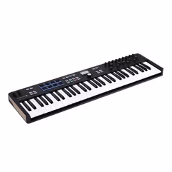 Arturia Keylab Essential 61 MK3 clavier MIDI 61 touche(s) USB Noir, Blanc