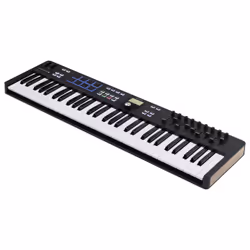 Arturia KeyLab Essential 61 mk3 clavier MIDI 61 touche(s) USB Noir, Blanc - Vue supplémentaire 2