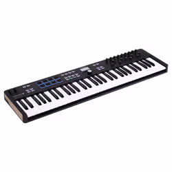 Arturia KeyLab Essential 61 mk3 clavier MIDI 61 touche(s) USB Noir, Blanc - Vue supplémentaire 3