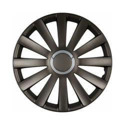Boîte de 4 enjoliveurs SPYDER PRO Anthracite ABS 14'' Polaire RA14-RSPD - Ce produit de marque Polaire est neuf.